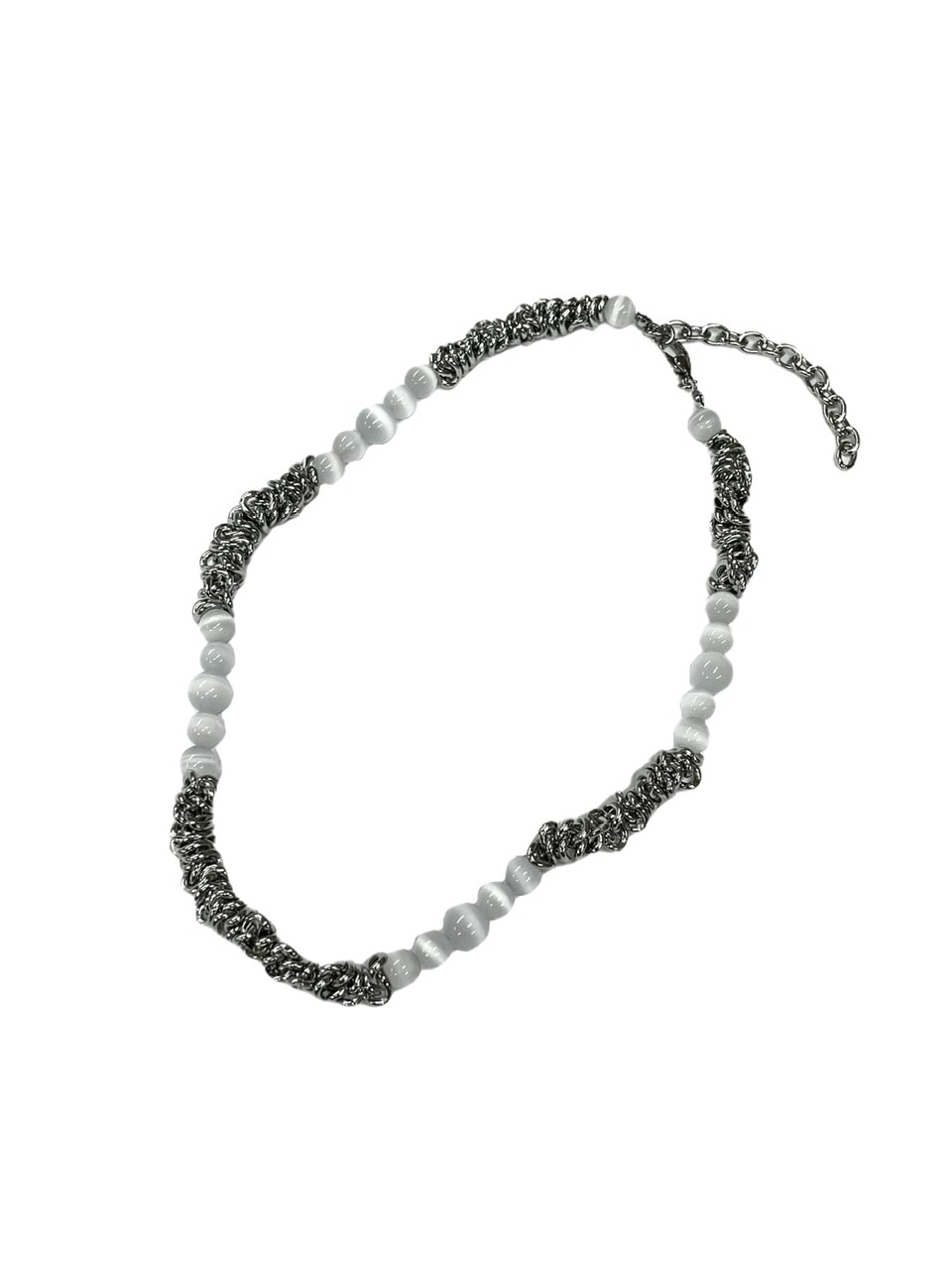 受注制【Never mind the XU】stone chain necklace