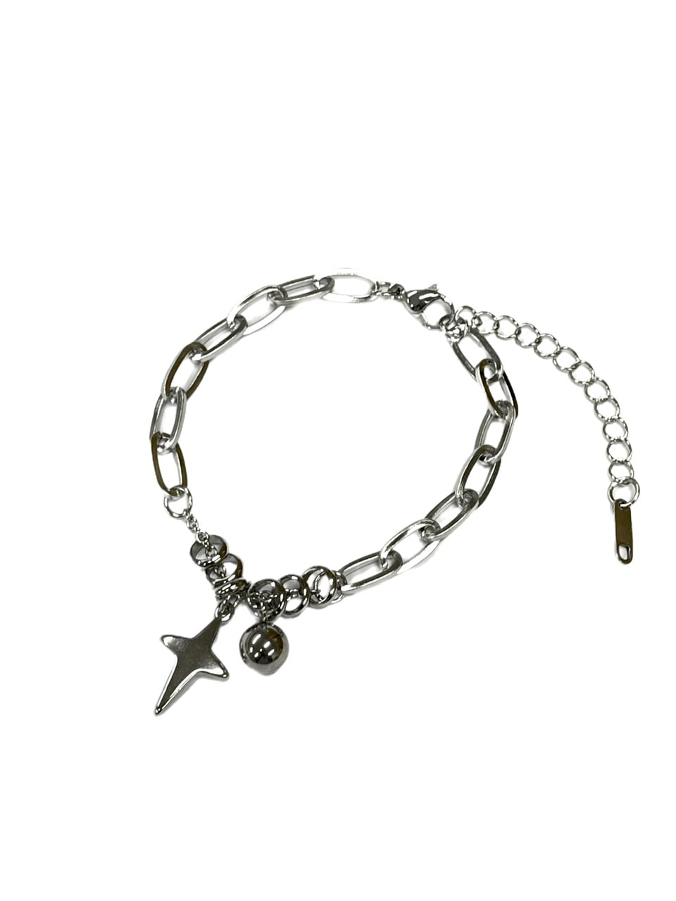 受注制【Never mind the XU】galaxy chain bracelet 2 / 【ネバーマインドザエックスユー】ギャラクシーチェーンブレスレットシルバーブレスレット