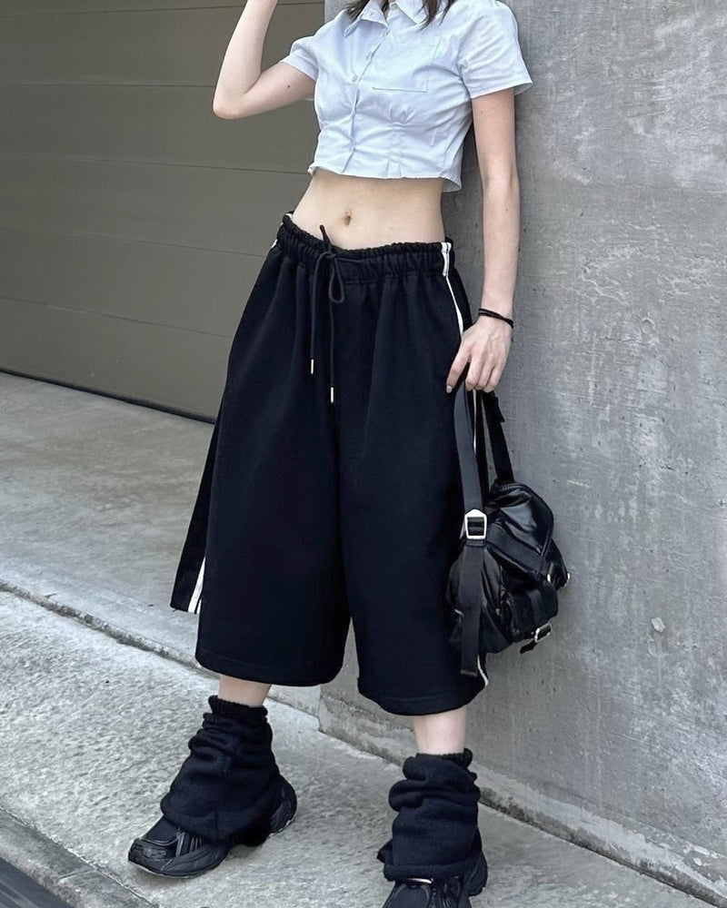 受注制【Never mind the XU】pintuck cropped shirt (3color)