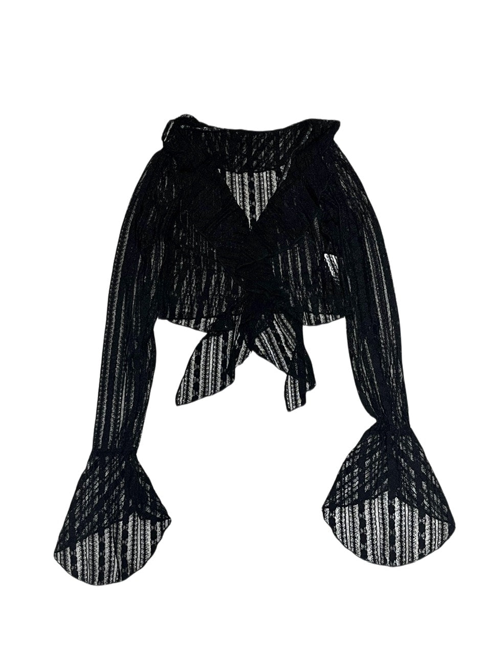 【Never mind the XU】frill lace cardigan (2color)