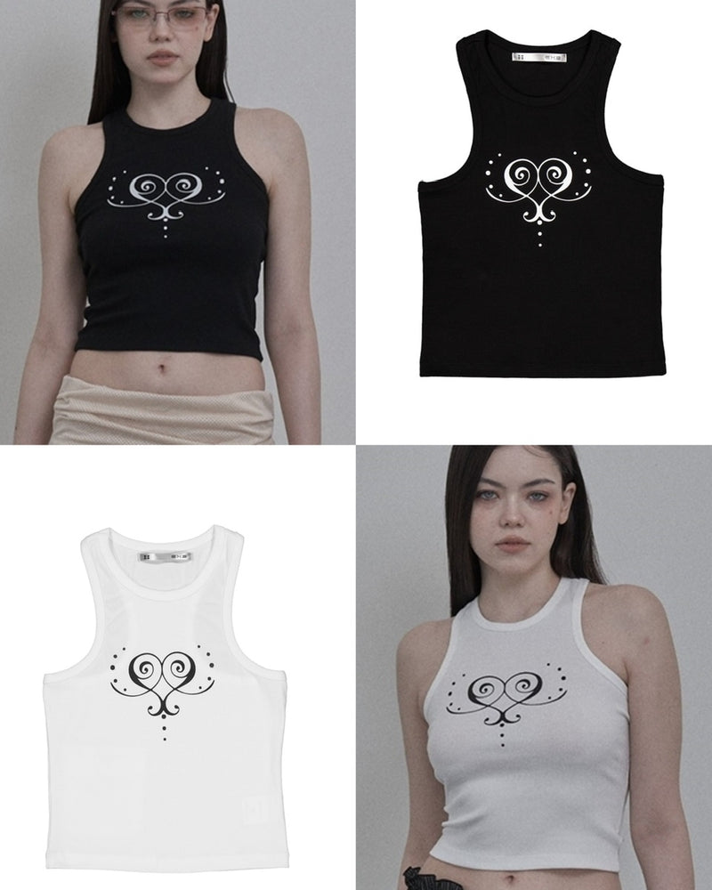 【SETUP‐EXE】BACK POCKET HEART SLEEVELESS