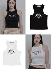 【SETUP‐EXE】BACK POCKET HEART SLEEVELESS