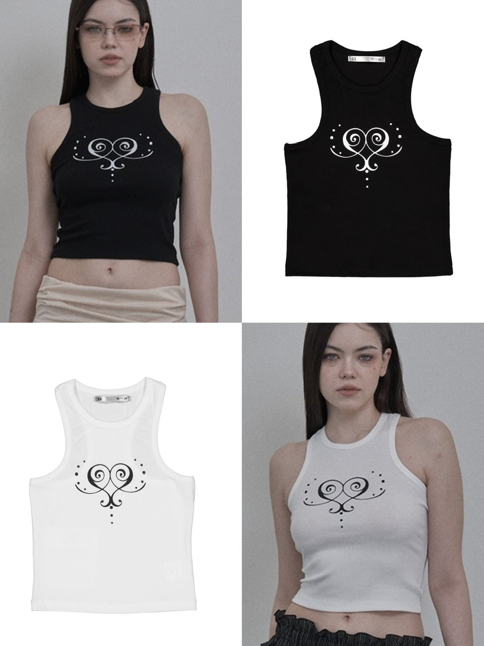 【SETUP‐EXE】BACK POCKET HEART SLEEVELESS