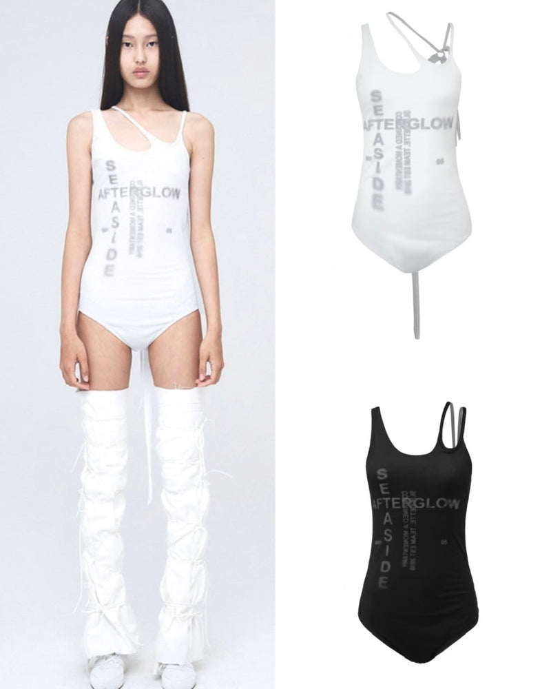 【NACHE】WAVE BASIC SWIM SUIT PRINT