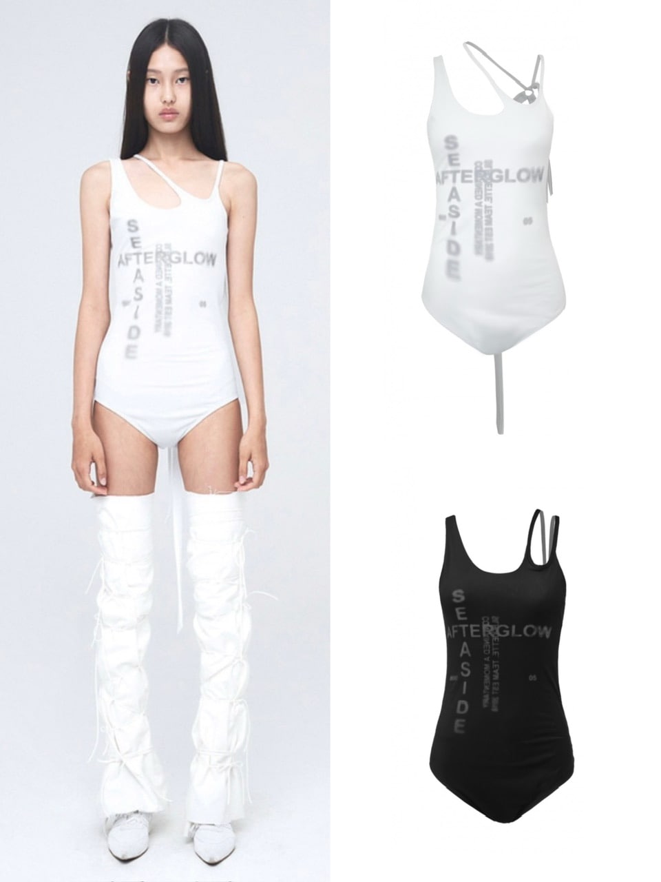 【NACHE】WAVE BASIC SWIM SUIT PRINT