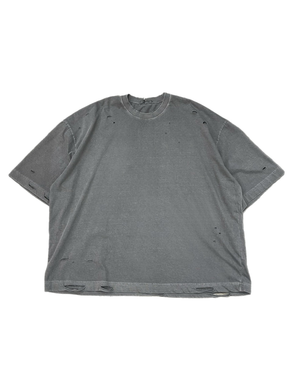 【Chikashitsu +】pigment damage overfit t-shirt (2color)