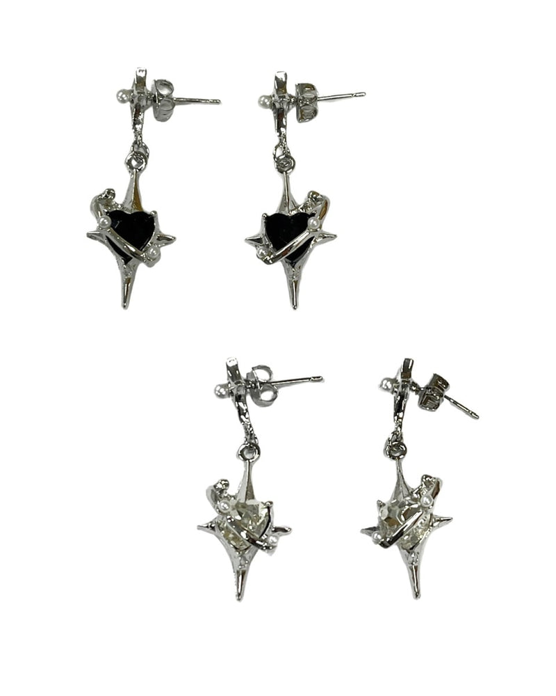 受注制【Never mind the XU】heart galaxy pierce (2color)