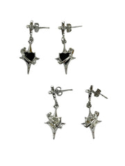 受注制【Never mind the XU】heart galaxy pierce (2color)