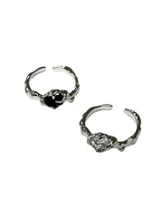 受注制【Never mind the XU】stone ring 2 (2color)