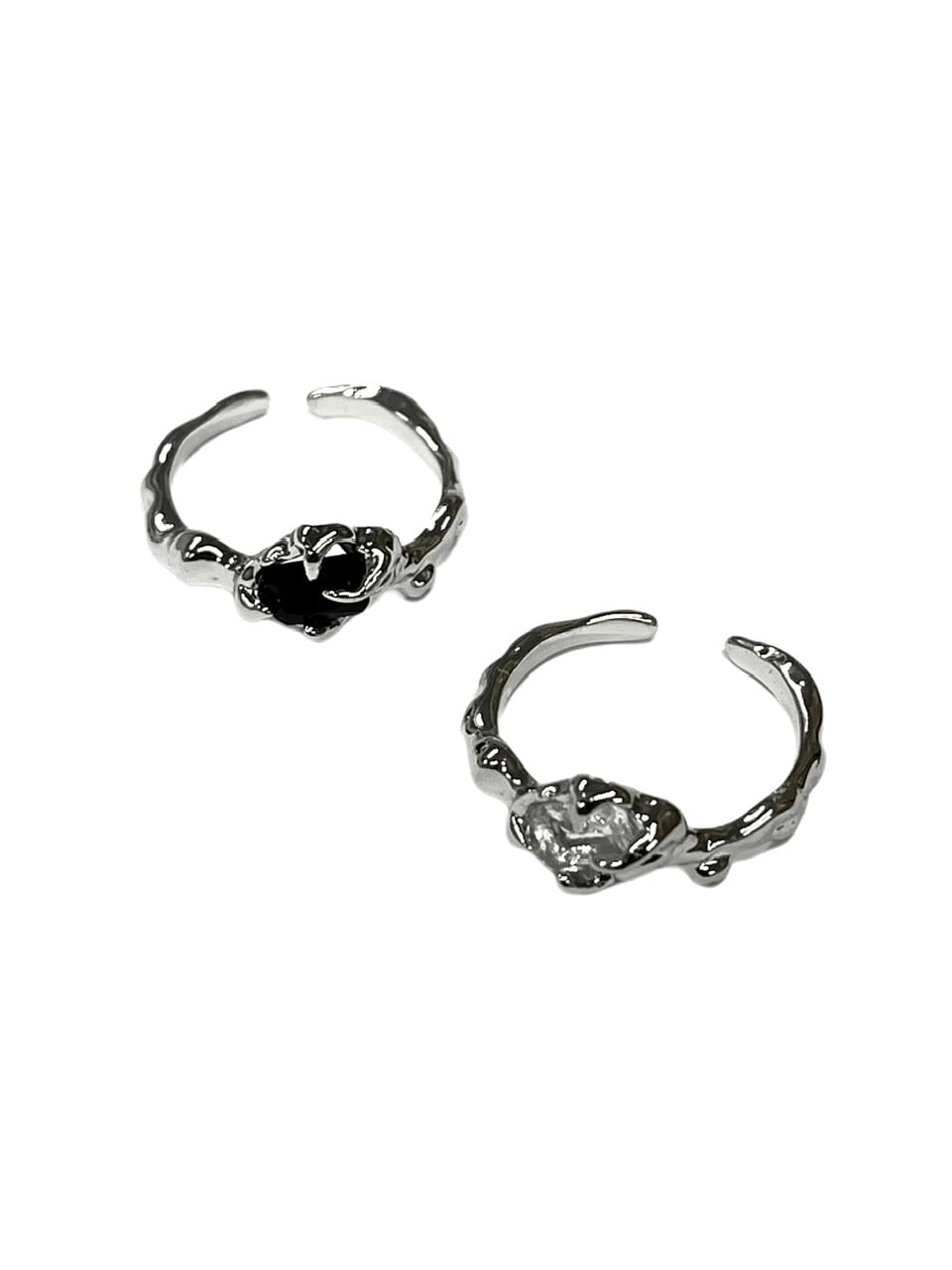 受注制【Never mind the XU】stone ring 2 (2color)