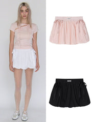 【CRANK】SHIRRING BALLOON SKIRT