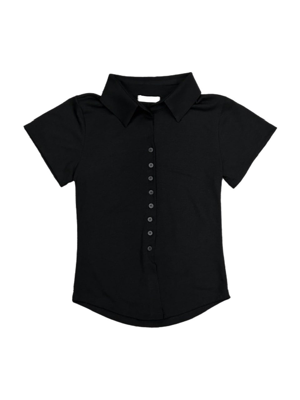 受注制【OaKS】slim collar short sleeve (4color)