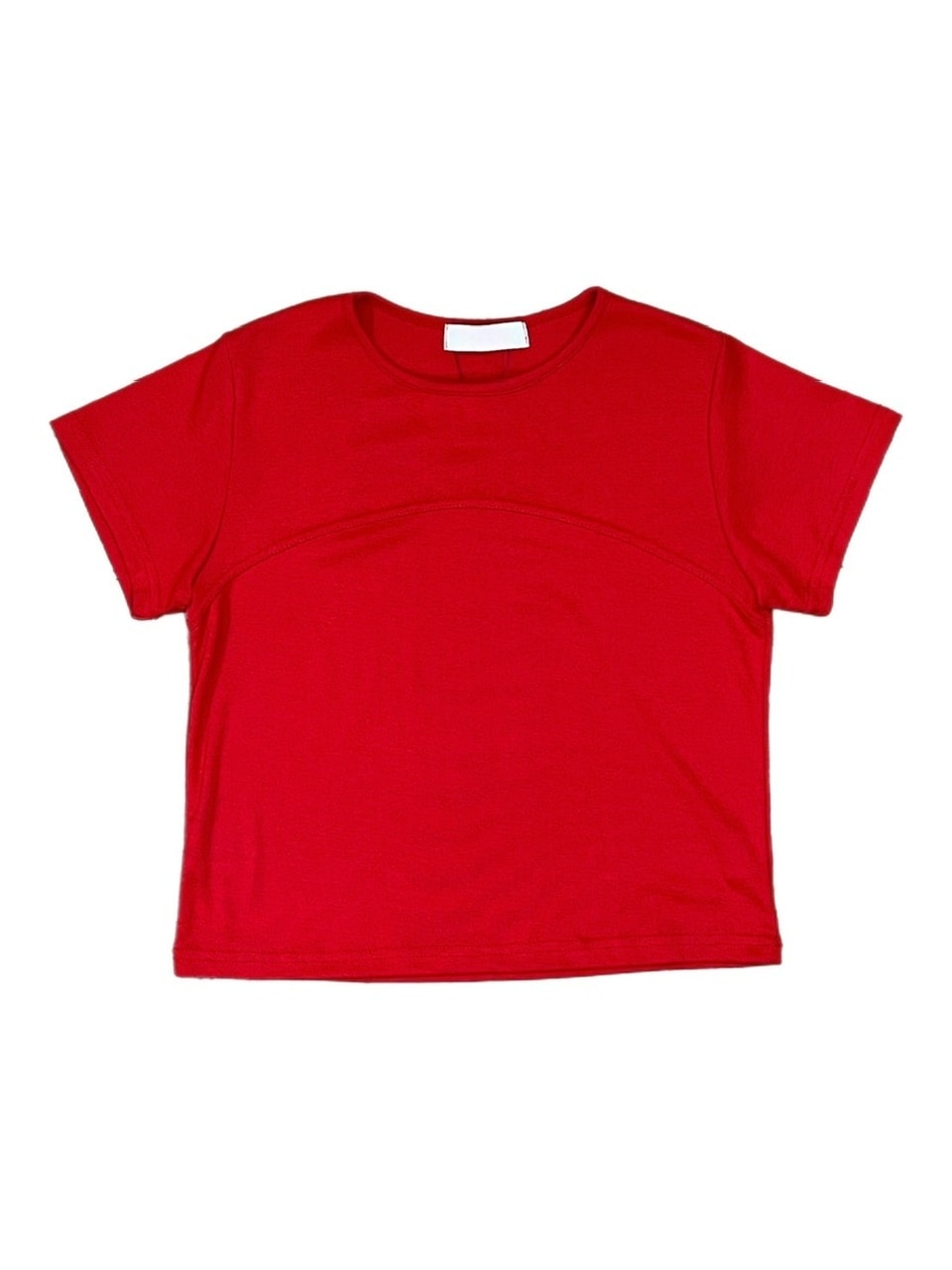 受注制【OaKS】cropped half sleeve t-shirt (3color)