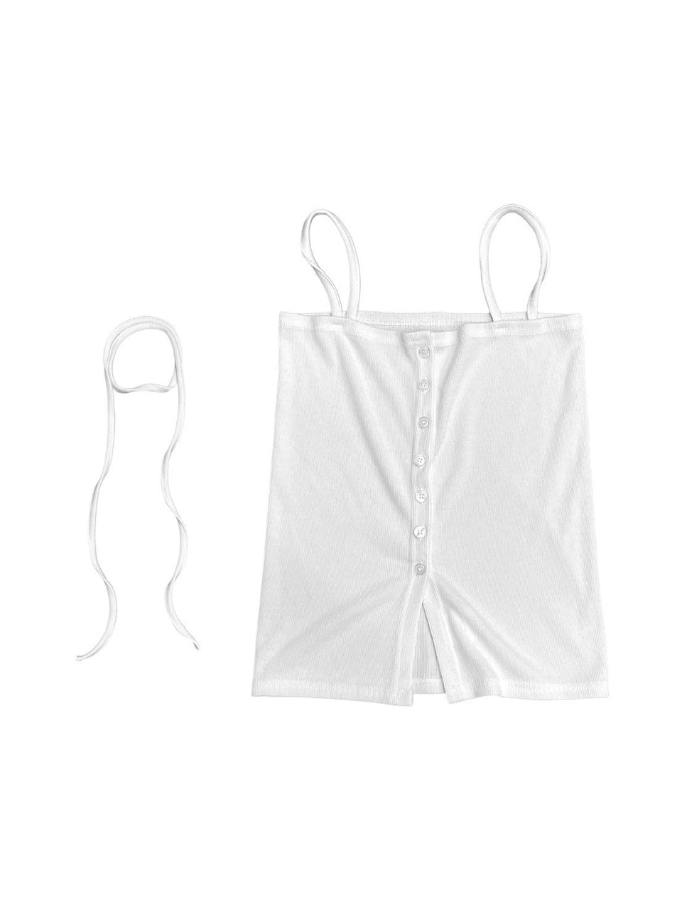 受注制【OaKS】choker set 2way camisole (3color)