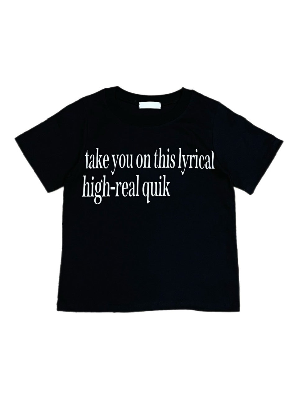 受注制【OaKS】cropped lettering t-shirt (3color)