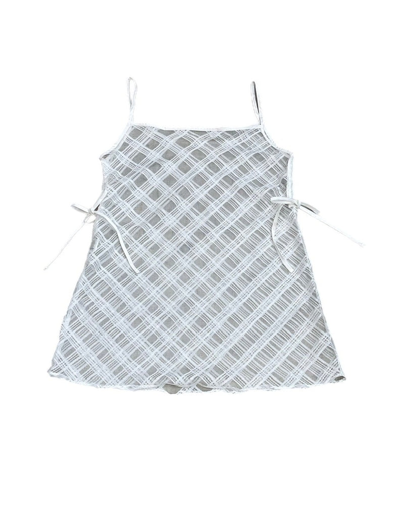 受注制【OaKS】layered check onepiece (2color)