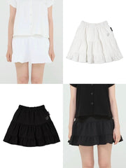 【Uglyshadow】BEADS CANCAN FLARE SKIRT