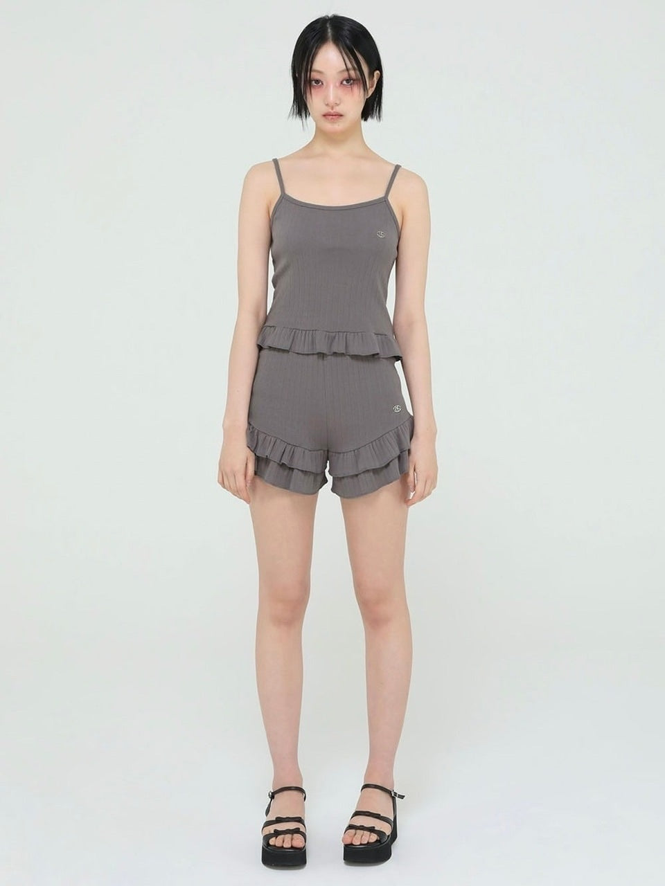 【Uglyshadow】US RUFFLE SLEEVELESS