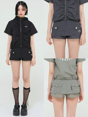 【Uglyshadow】CARGO SKIRT PANTS