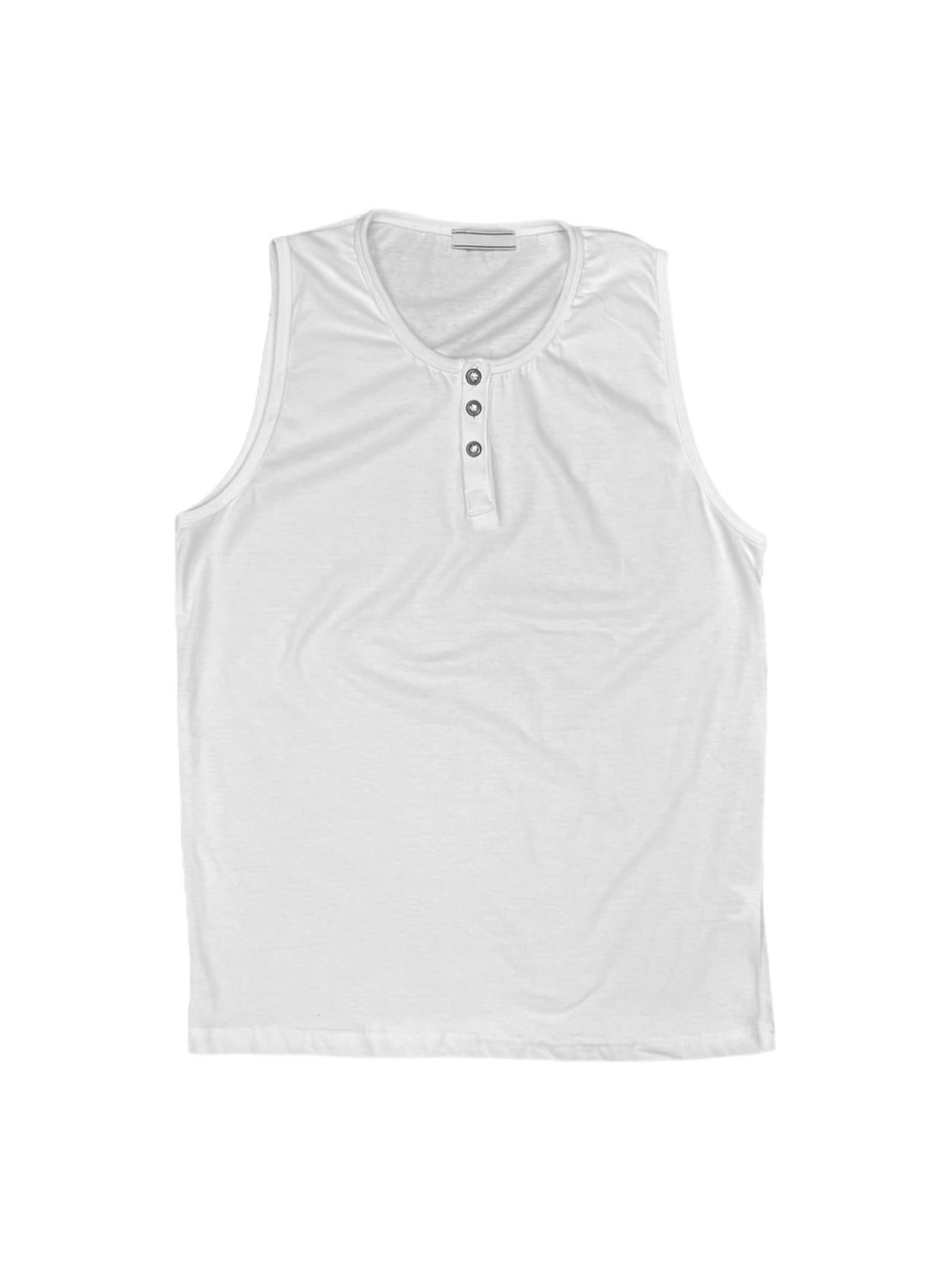 【Chikashitsu +】henry neck sleeveless (3color) / 【チカシツプラス】ヘンリーネックタンクトップ