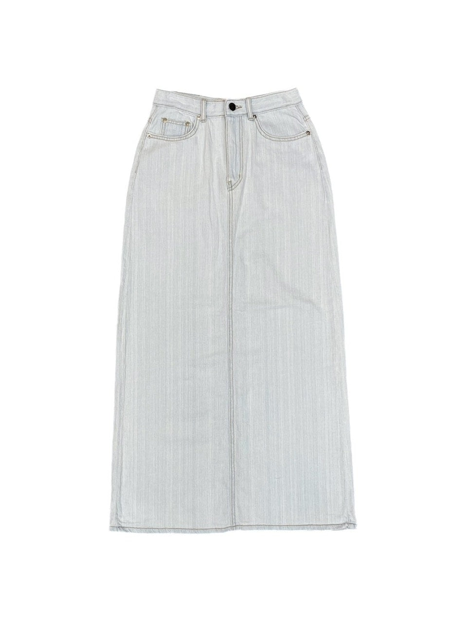 受注制【OaKS】maxi denim long skirt (2color)