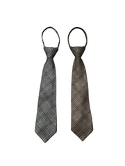 受注制【Never mind the XU】check necktie (2color)