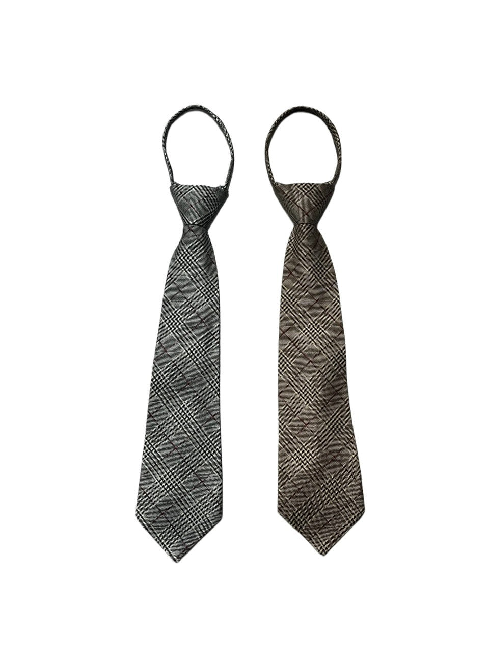 受注制【Never mind the XU】check necktie (2color)