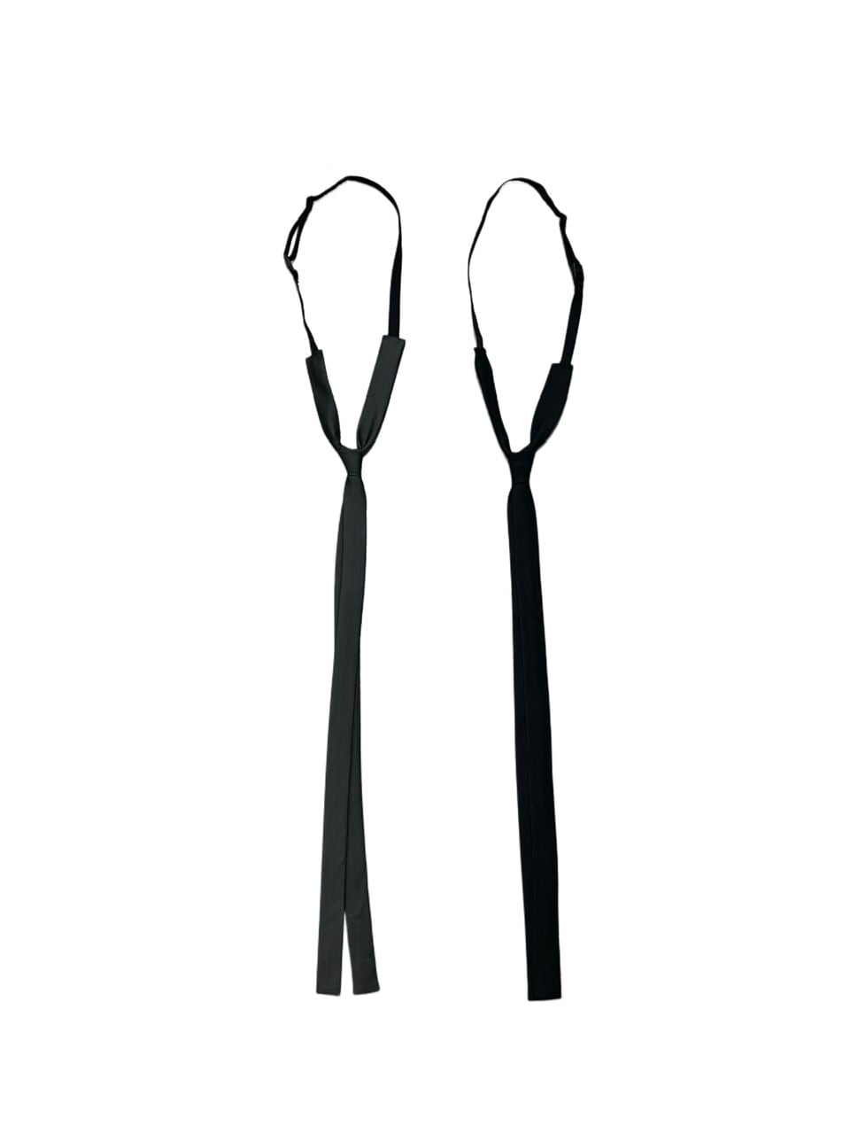 受注制【Never mind the XU】simple narrow tie (2color)