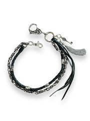 受注制【Bizarre Maiden】triple leather wallet chain