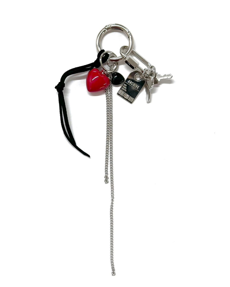 受注制【Chikashitsu +】original heart key strap (2color)