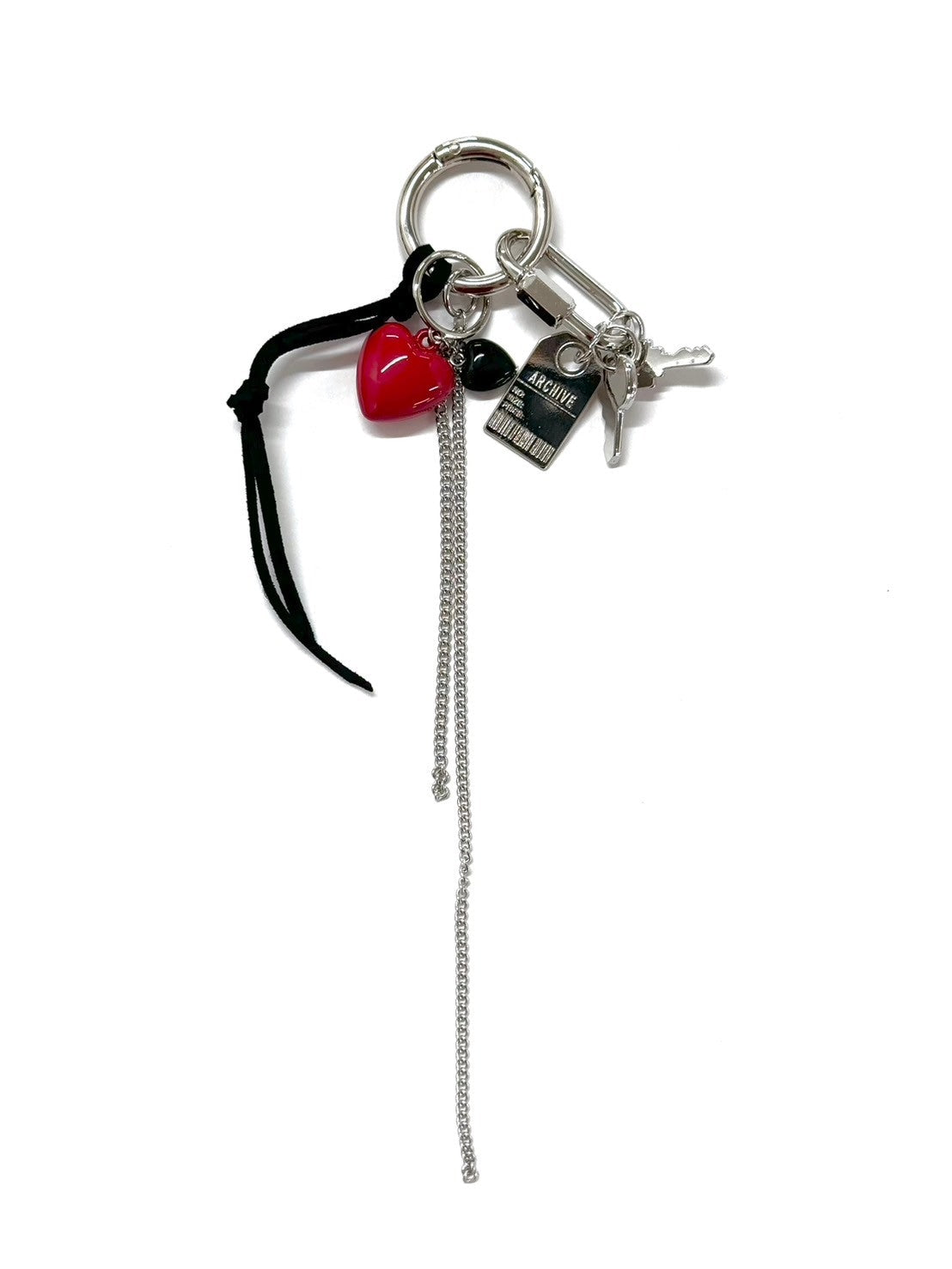 受注制【Chikashitsu +】original heart key strap (2color)