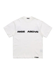 【F.V.V.O】"Rise Above" Wolf Print T-Shirt