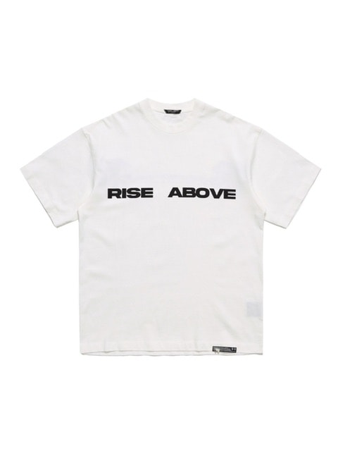 【F.V.V.O】"Rise Above" Wolf Print T-Shirt