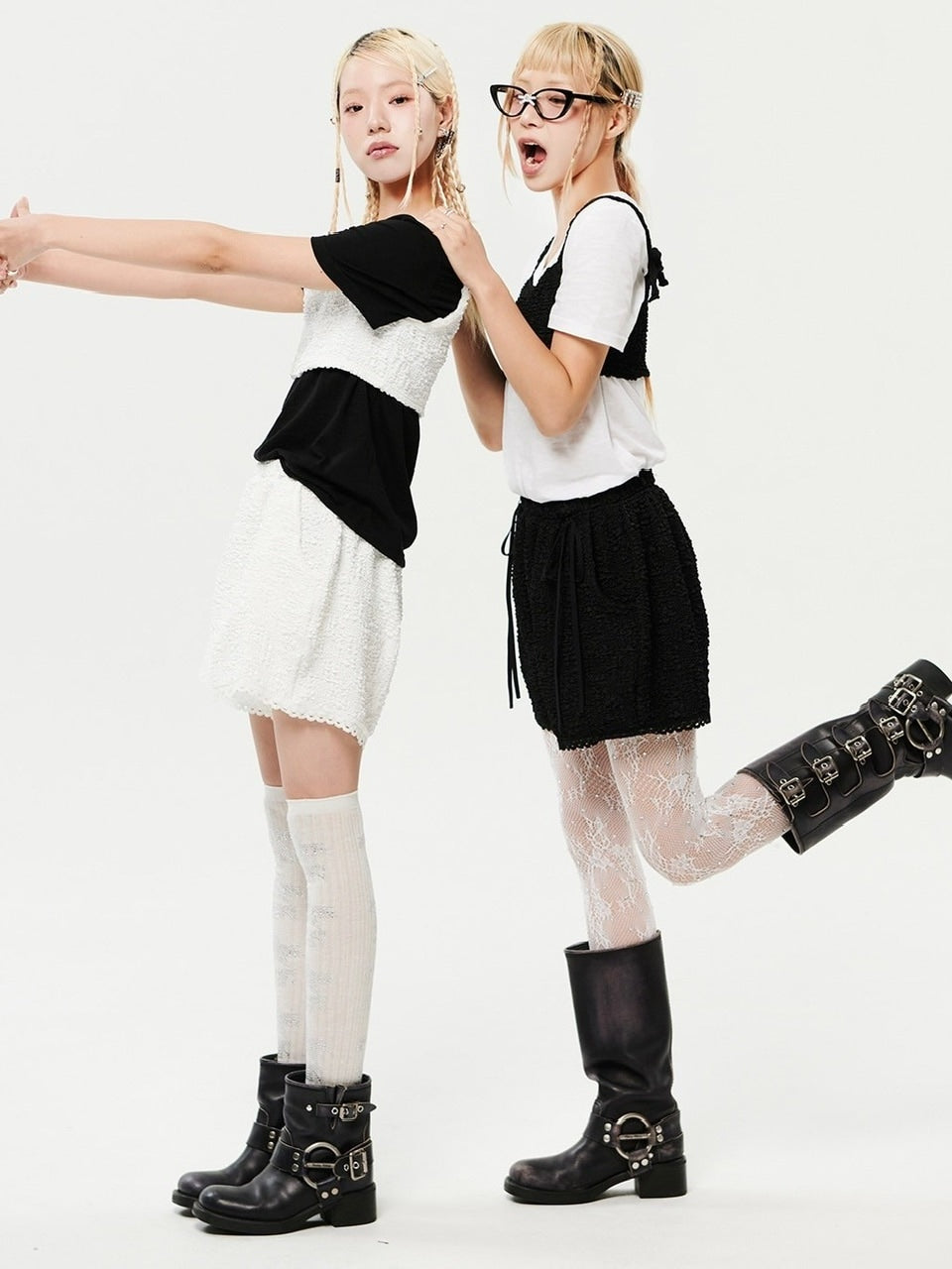 【HOLY NUMBER 7】Lace banded short pants