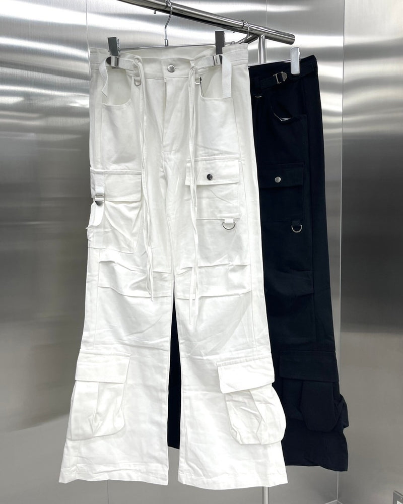 【nmtc +】slim fit pocket cargo pants (2color)