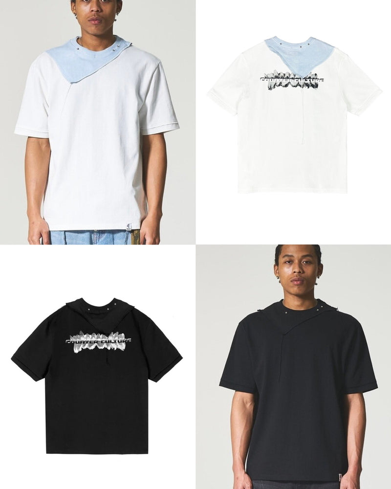 【RESURRECTION13】Neck Remake T Shirt