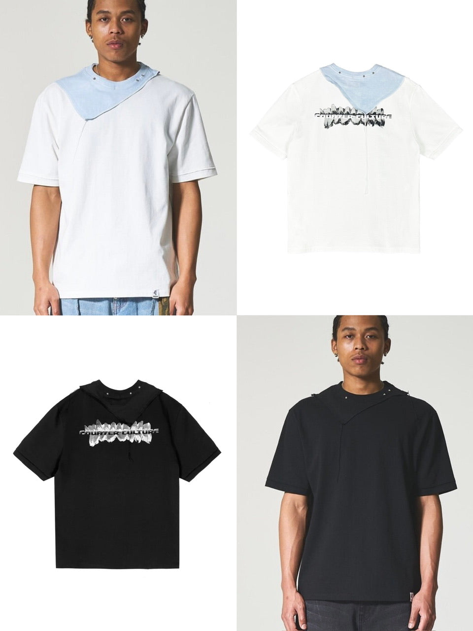 【RESURRECTION13】Neck Remake T Shirt