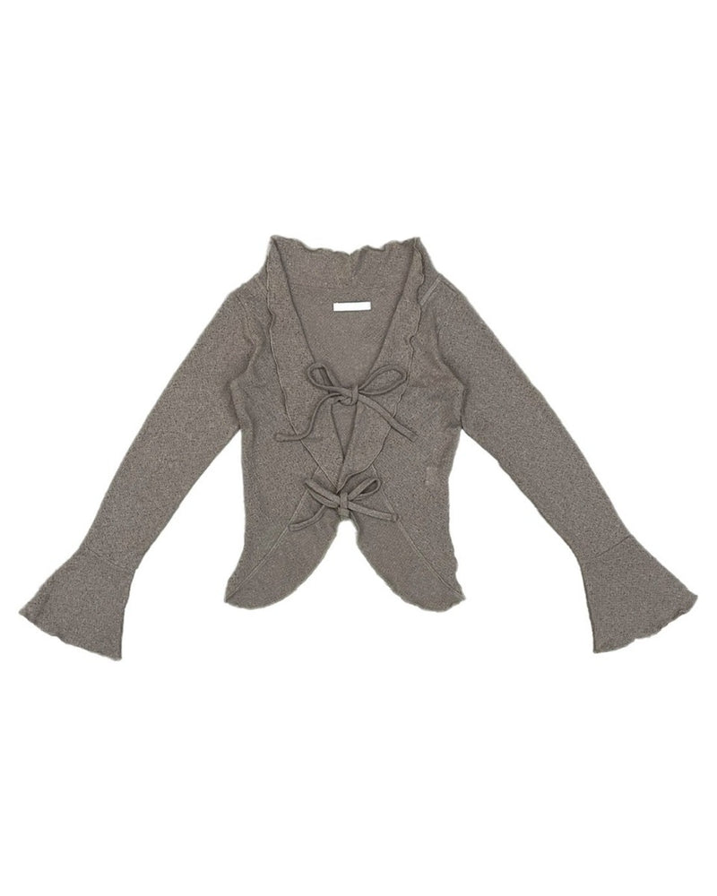 受注制【oaks】raffle cardigan (3color)