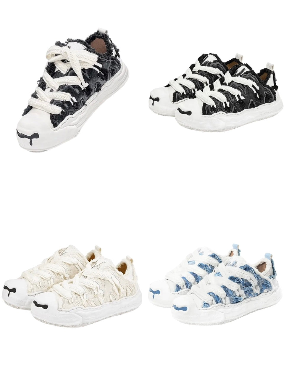 【H52】Canvas Cream Shoes