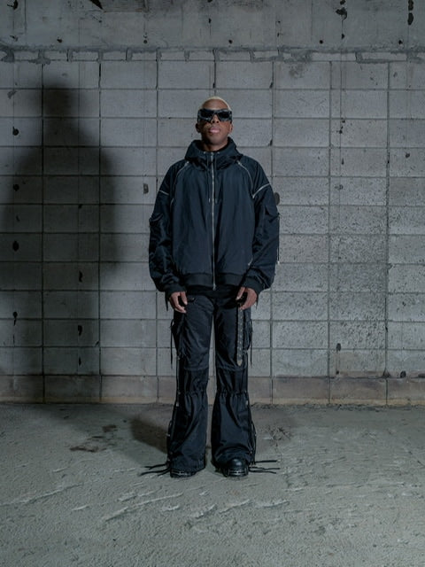 【DIG YOUR OWN GRAVE】WASHING TECH FLAIR PANTS (2color) / 【ディグユアオウングレイブ】ウォッシングテックフレアカーゴパンツ