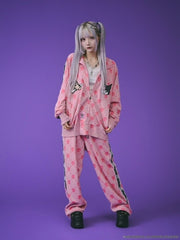 【GALFY×KUROMI】ドクロだらけセットアップ / 【ガルフィー×クロミ】ロゴジャージセットアップ