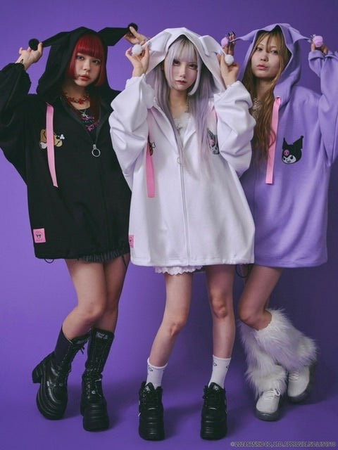 【GALFY×KUROMI】みんな大好きボンディングパーカー