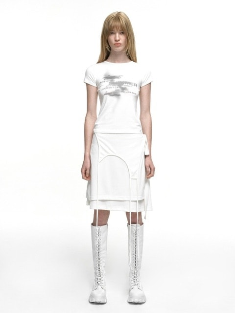 【NACHE】SHIMMER CROP T-SHIRT