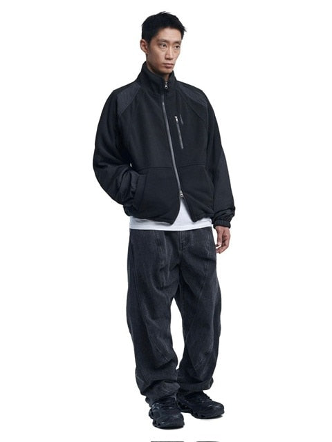 【NOMANUAL】T.S FLEECE JACKET / 【ノーマニュアル】フリース長袖ジャケット