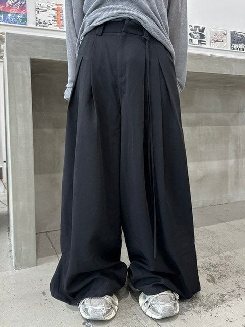 【LUV CODE】2tuck wide slacks