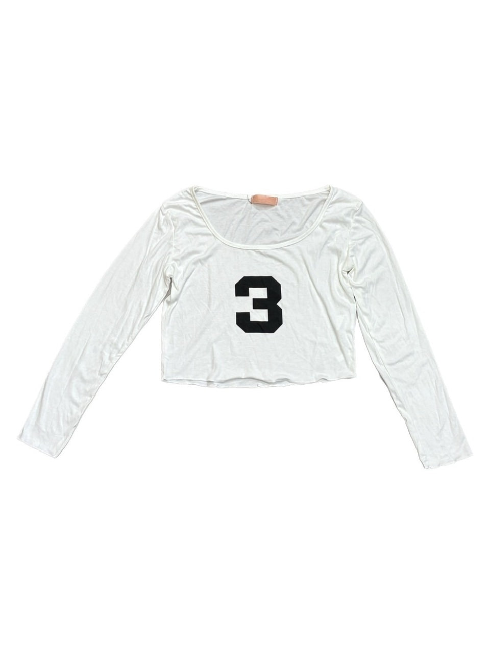 受注制【oaks】number 3 cropped long sleeve (2color)