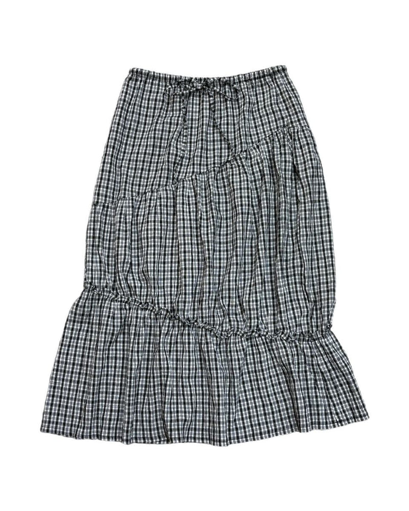受注制【oaks】shirring long skirt (2color)