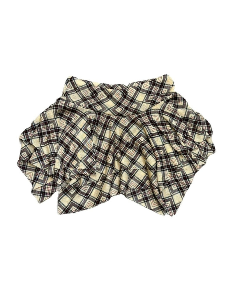 受注制【oaks】check mini skirt (2color)
