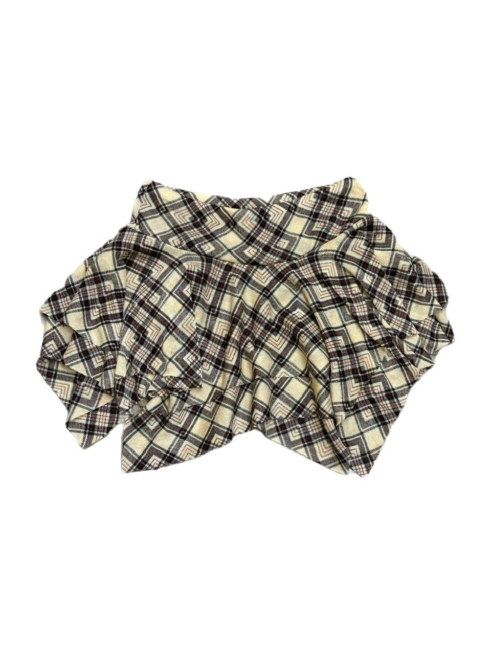 受注制【oaks】check mini skirt (2color)