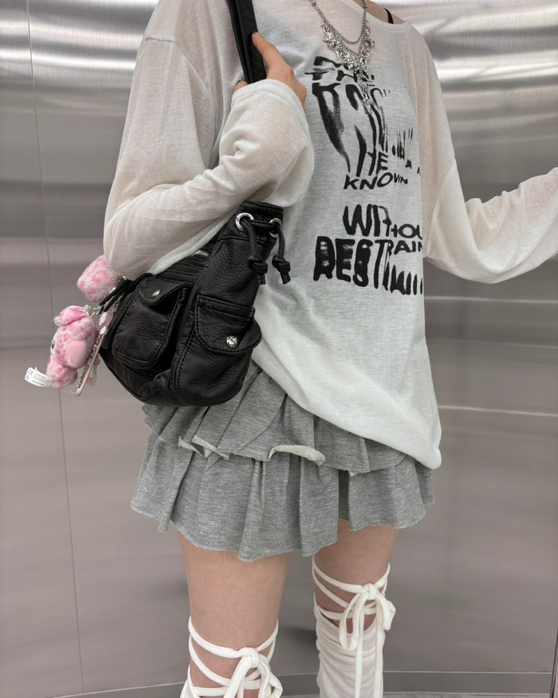 受注制【nmtc +】frill mini skirt 2 (4color)